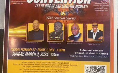 165th Anniversary of The Weeping Time slave auction commemorated in Savannah tomorrow